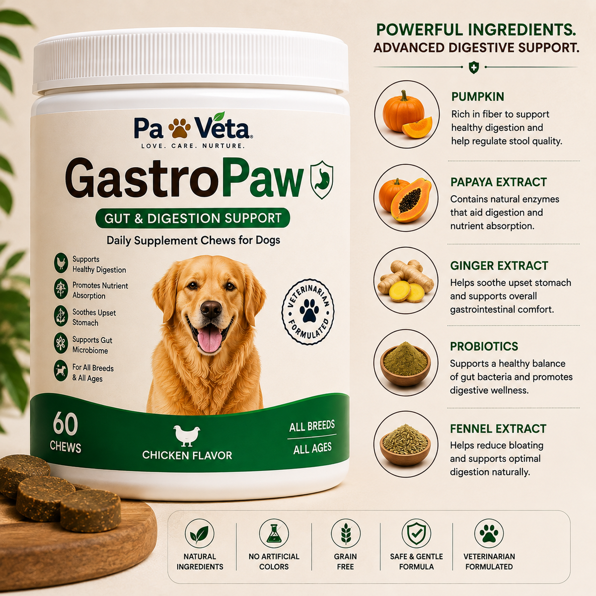 Gastropaw – Gut & Digestion Support Chews