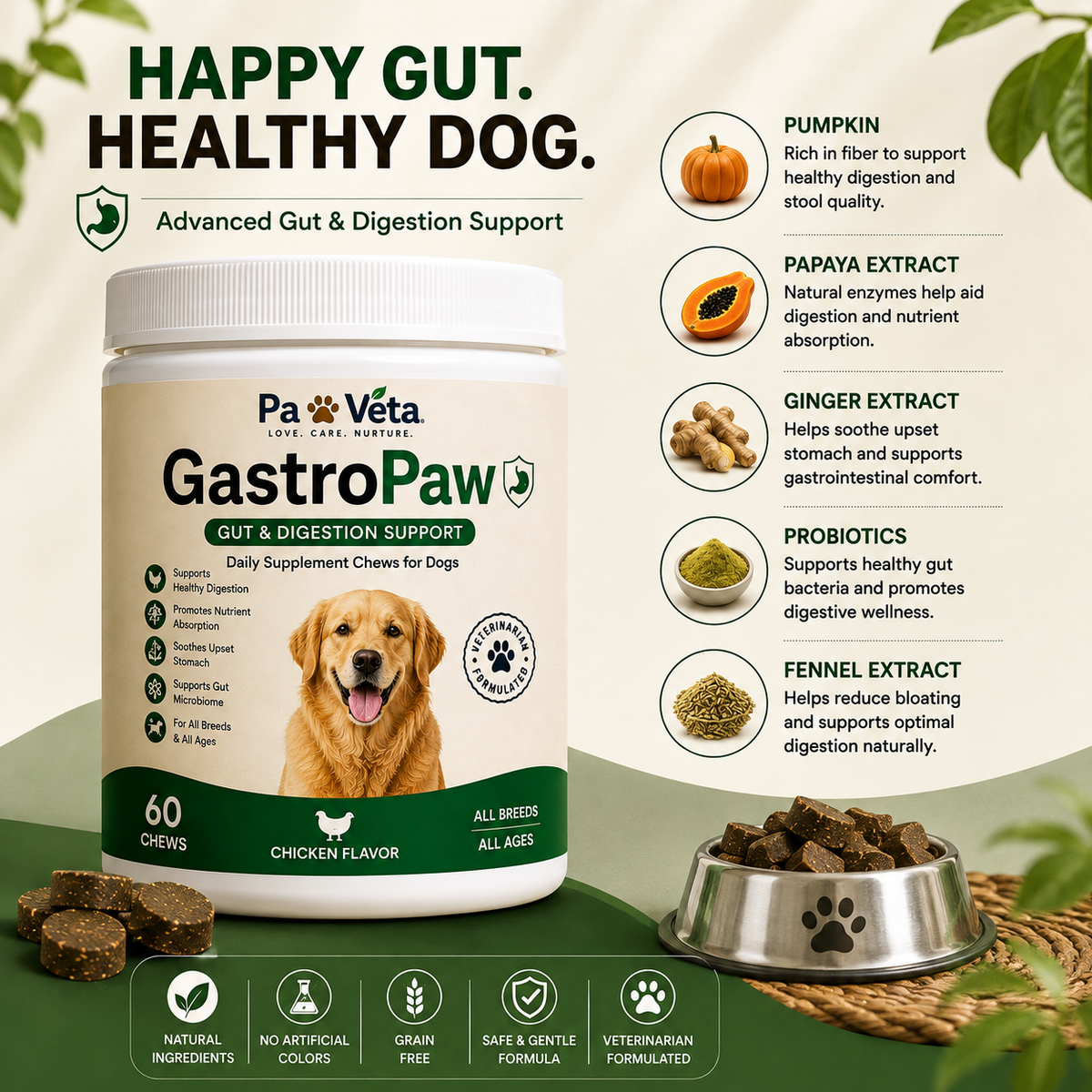 Gastropaw – Gut & Digestion Support Chews
