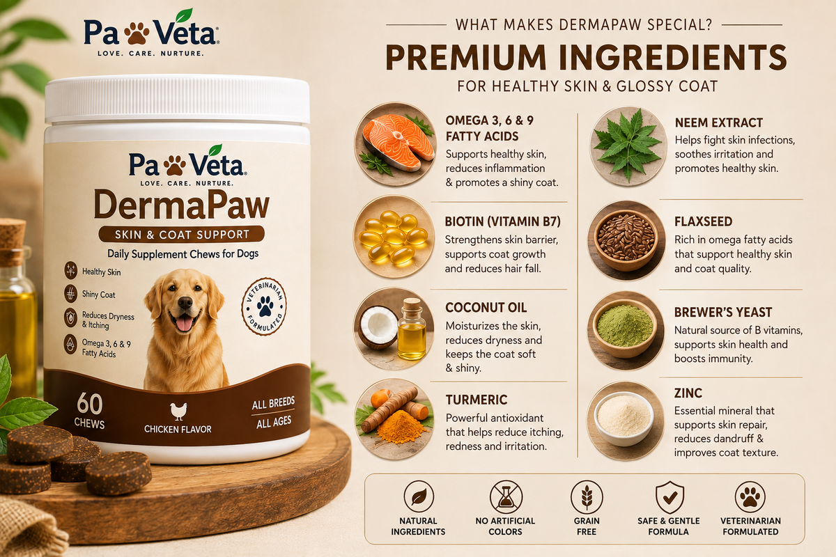 Dermapaw – Skin & Coat Care Chews