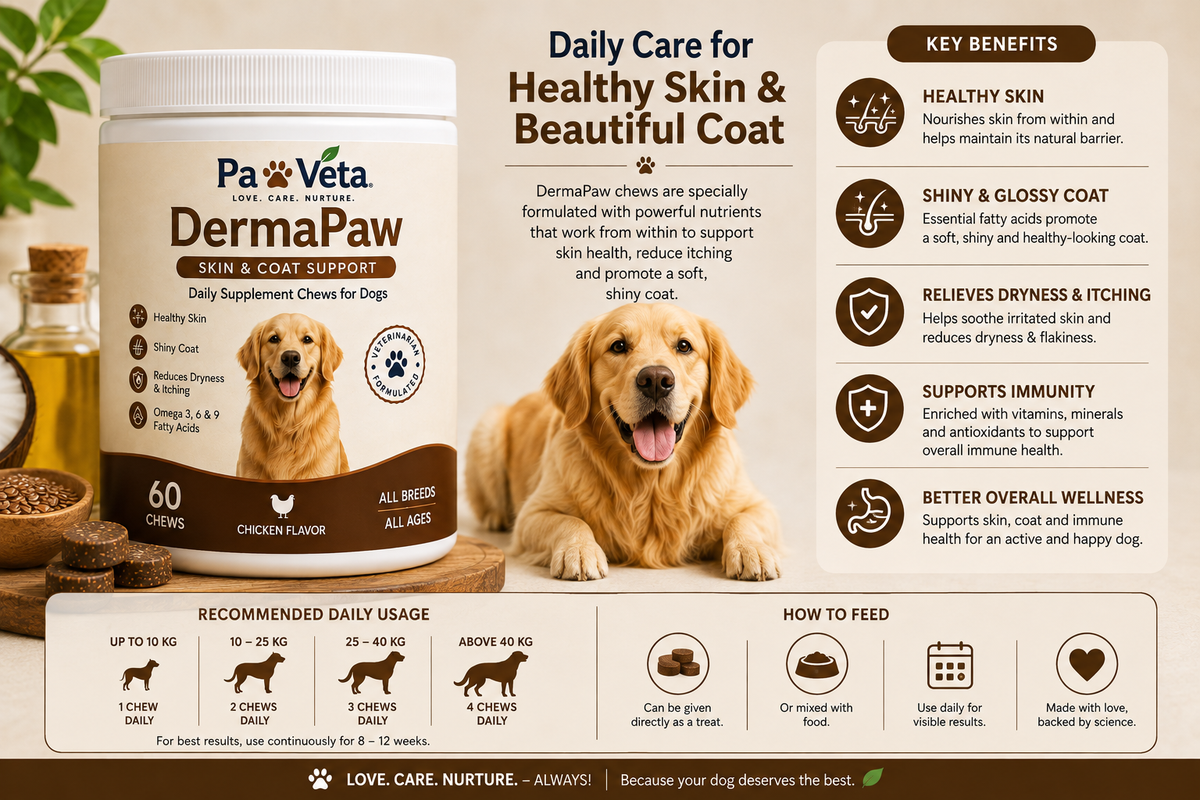 Dermapaw – Skin & Coat Care Chews